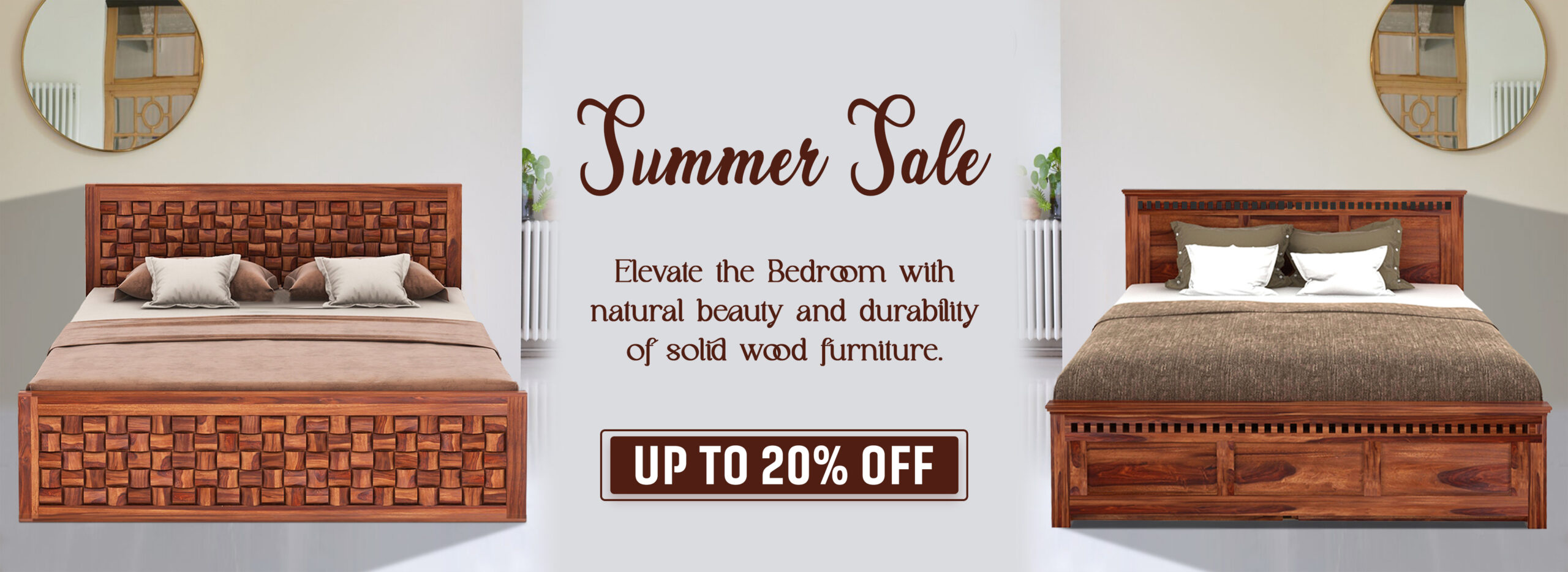 Summer sale on bed