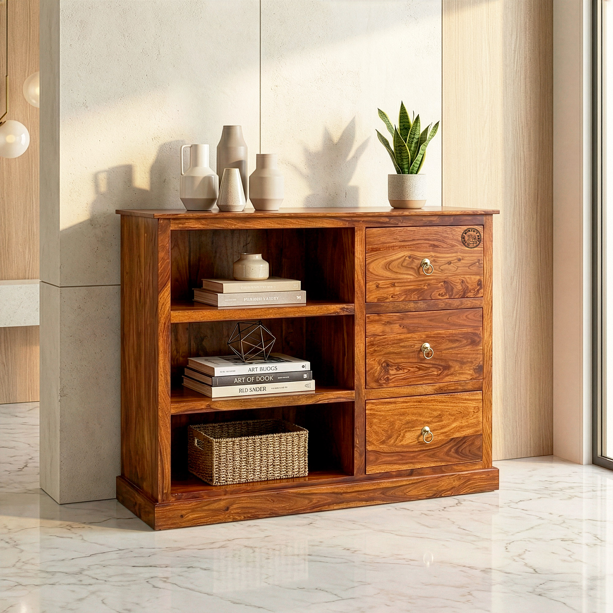 Solid Wood Bookshelf