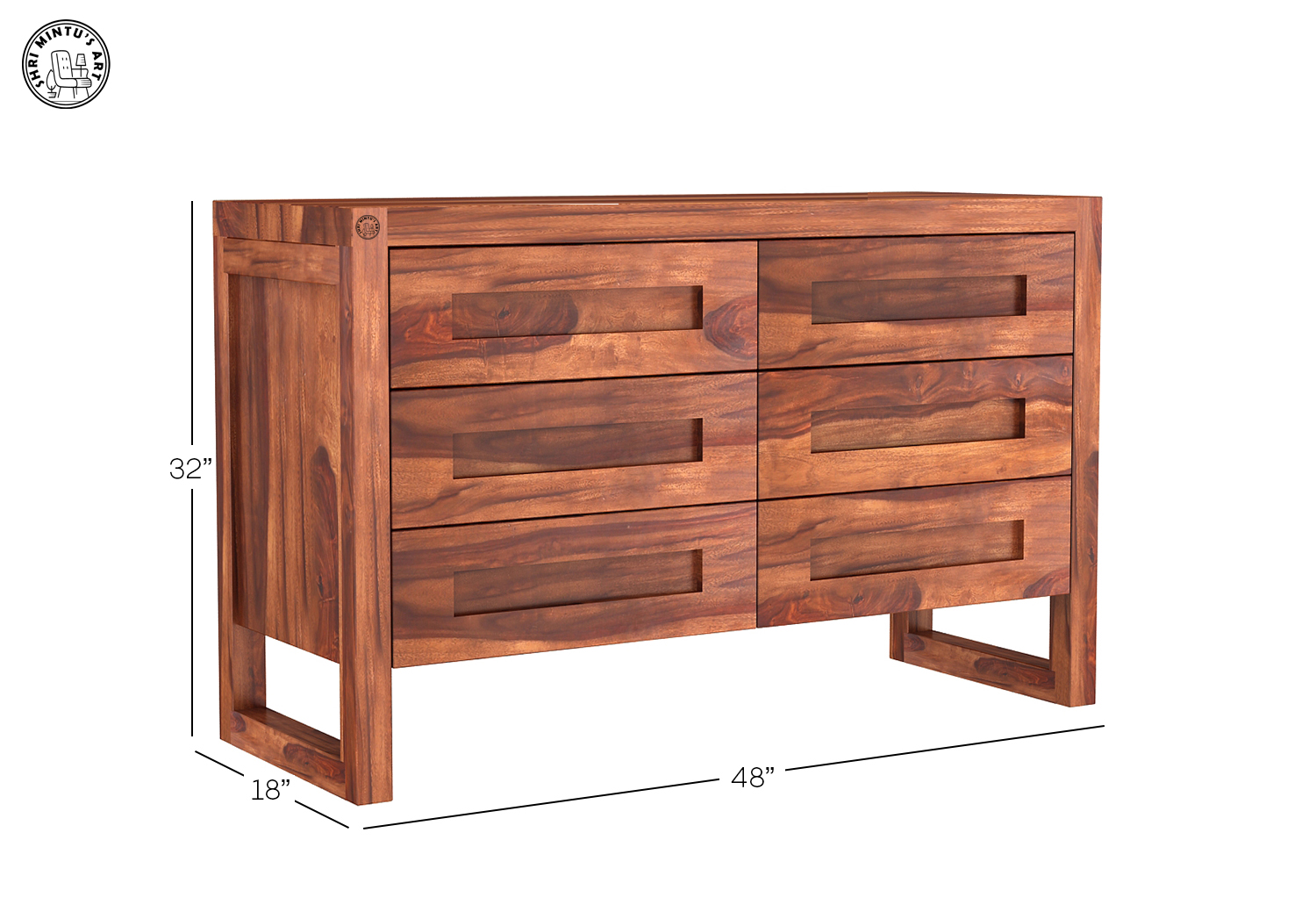 wooden chest of drawers