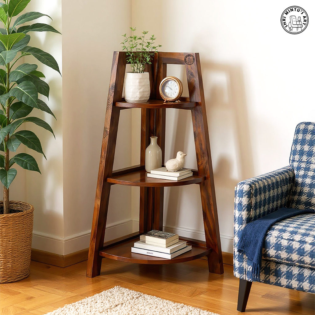 3 tier corner shelf