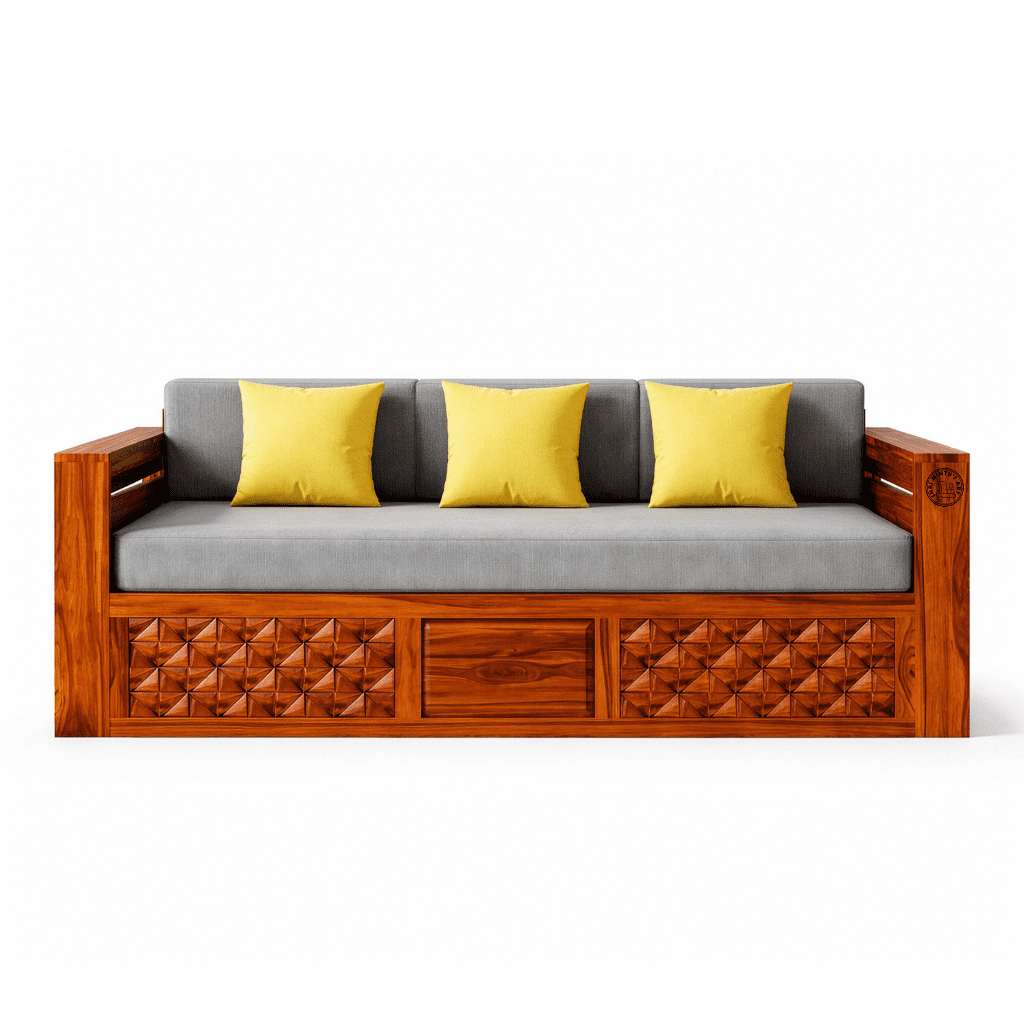 Solid Wood Sofa