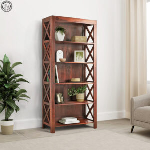 Sheesham wood bookshelf