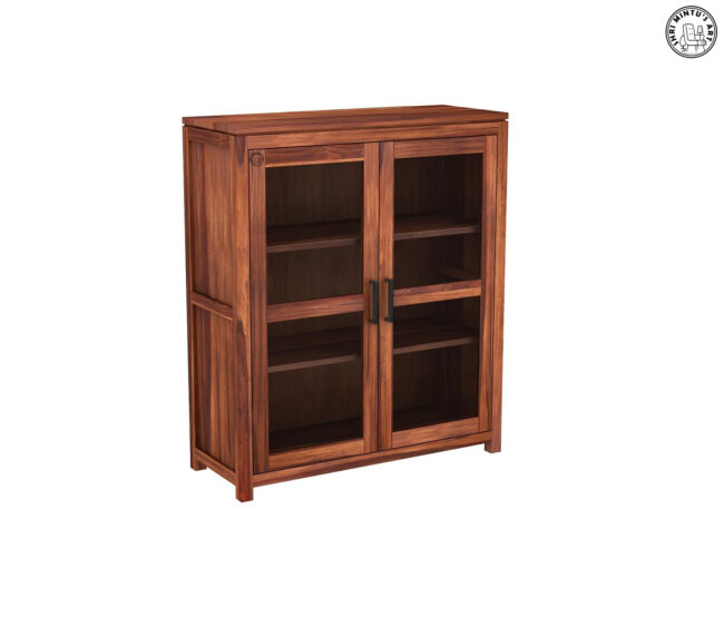 Sheesham wood Bookshelf with storage