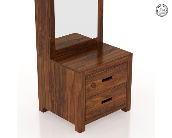 dressing table with mirror