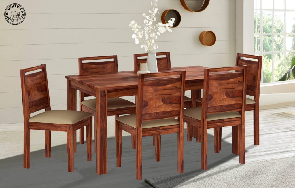 wooden dining table design