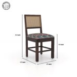 4 seater dining chair dimensions