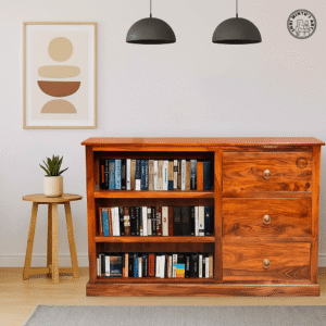 Wooden Bokkshelf