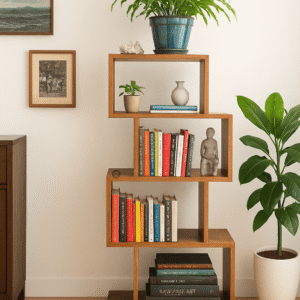 Woodden Bookshelf Design