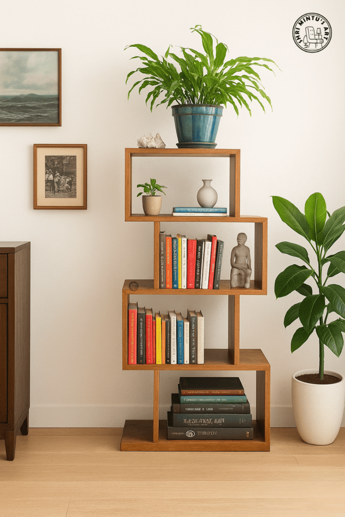Woodden Bookshelf Design