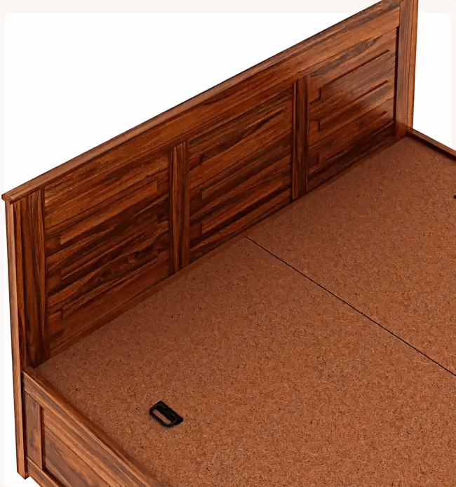 wooden king size bed frame