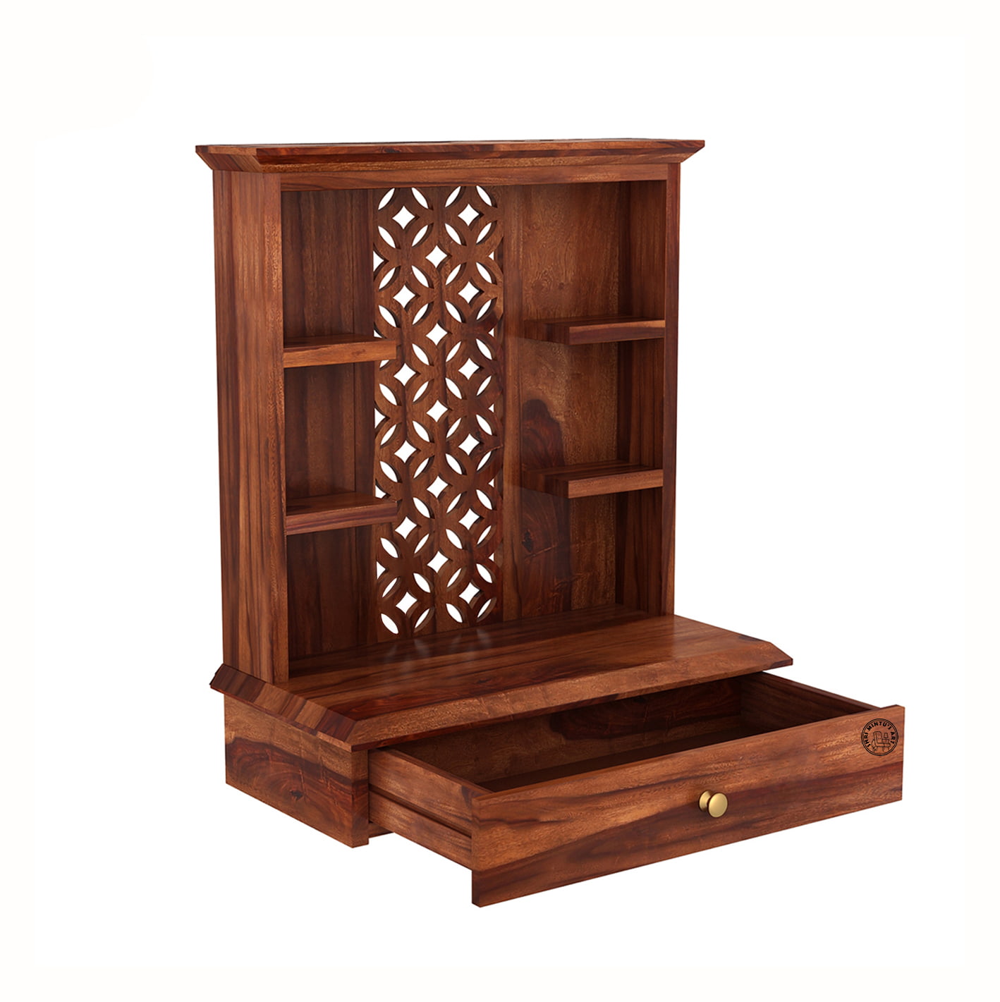wooden temple for home design