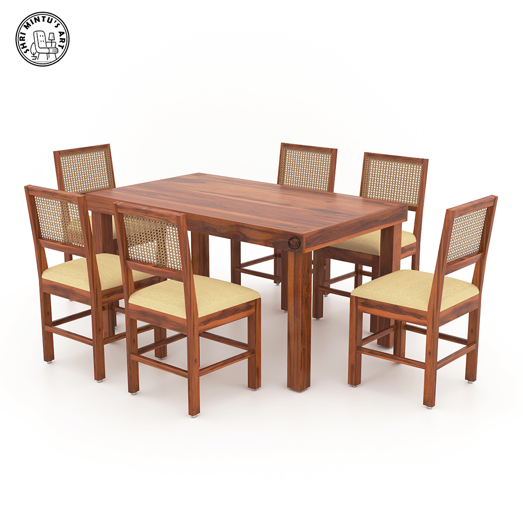 6 seater dining table size