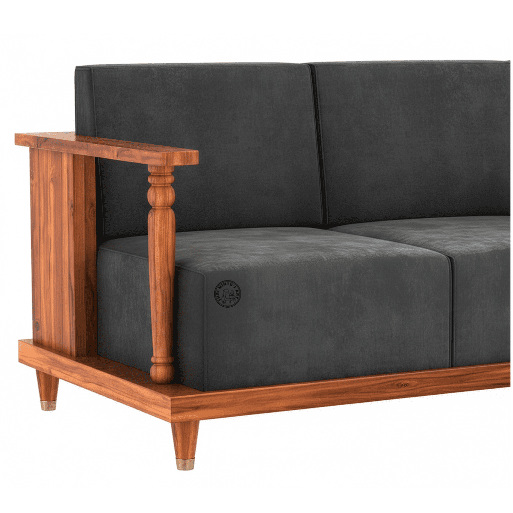 solid wood sofa