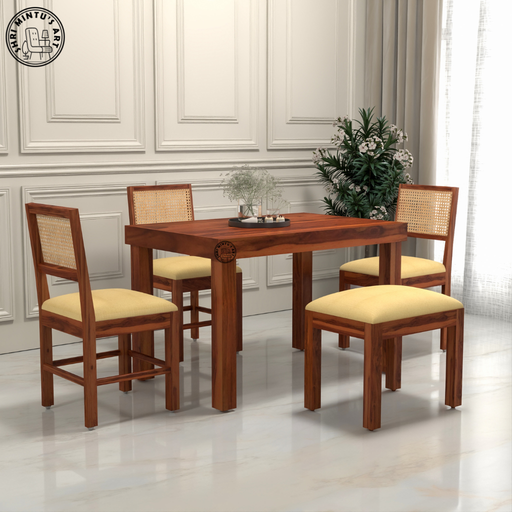 4 seater dining table design