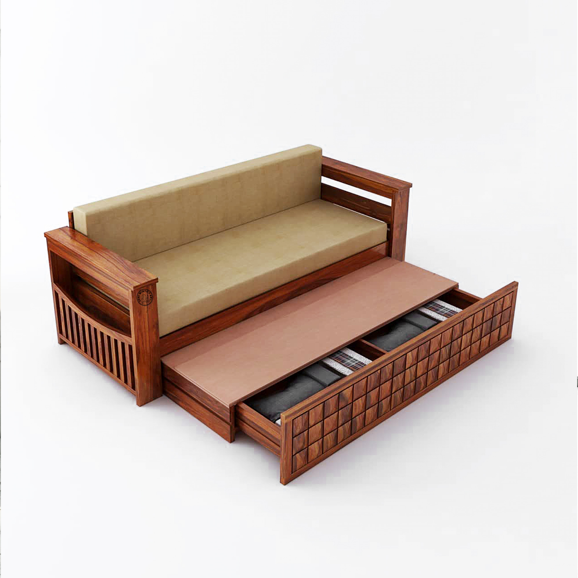 Wooden sofa