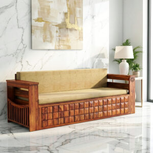 wooden sofa cum bed